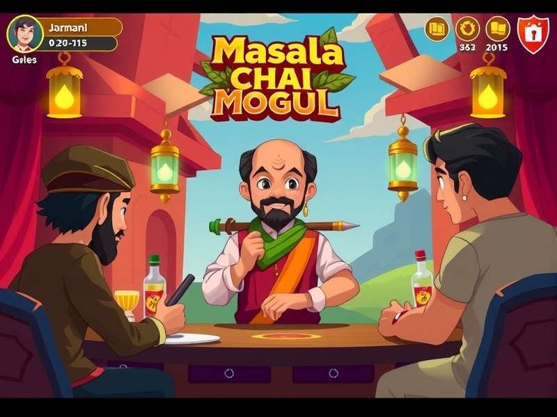 Masala Chai Mogul Gameplay Screenshot